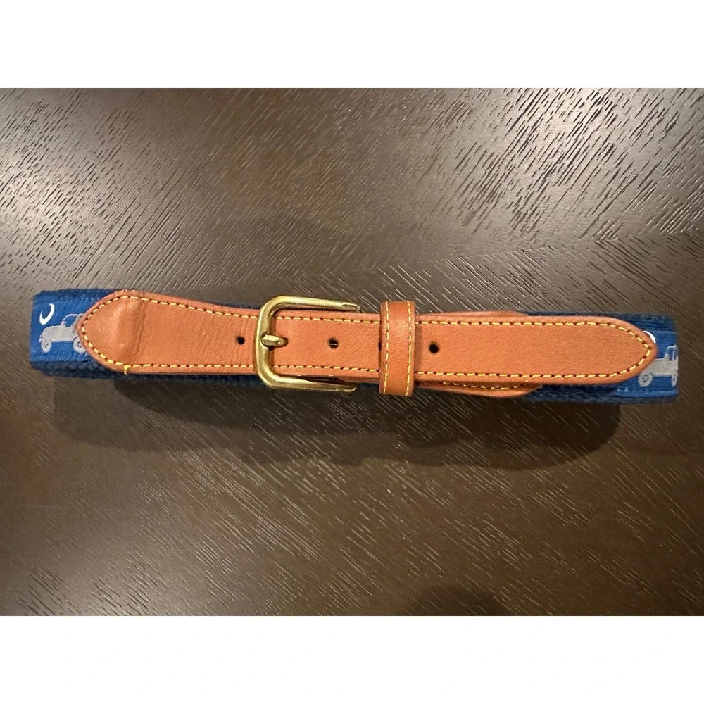 Simply Southern Collection Off-road Blue Belt Gray Vehicle Moon Size 36